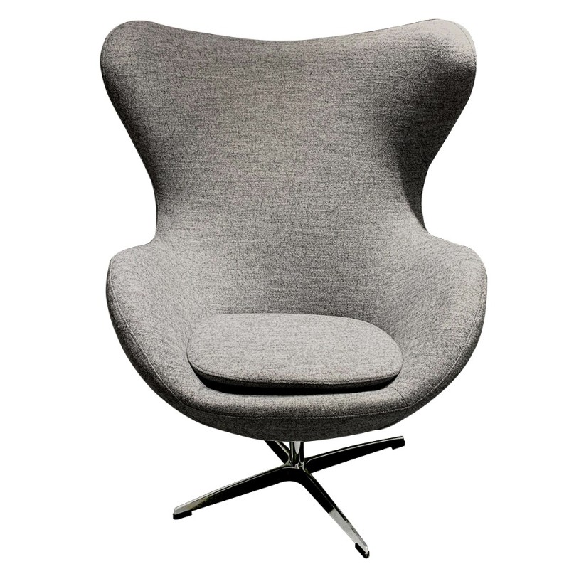 Sillón EG, tapizado cachemira gris 51-0