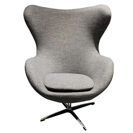 Sillón EG, tapizado cachemira gris 51-0