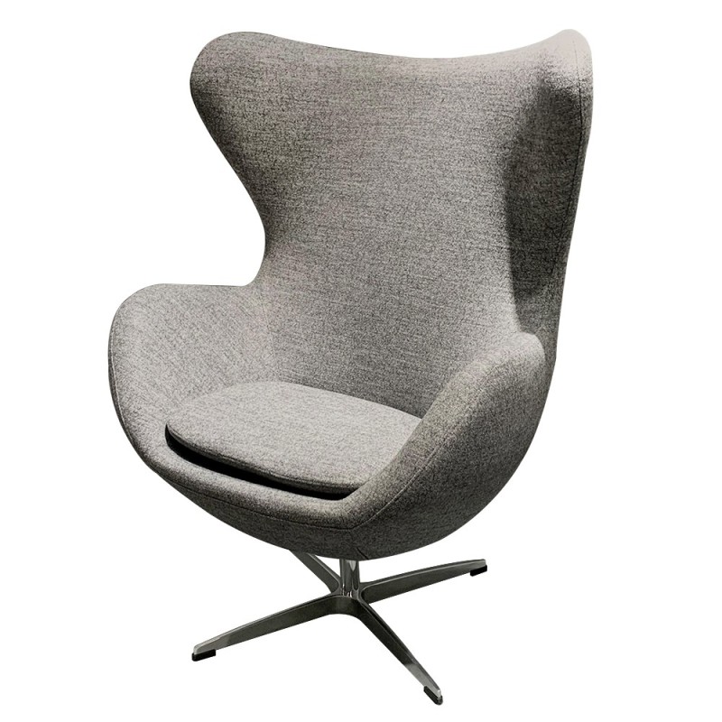 Sillón EG, tapizado cachemira gris 51-1