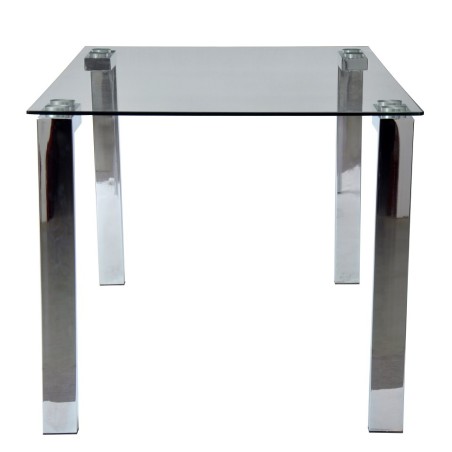 Mesa LAINEY 160 (M), cromada, cristal, 160x90 cms-1