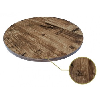 Tablero de mesa HD7346, vintage, 60 cms de diámetro