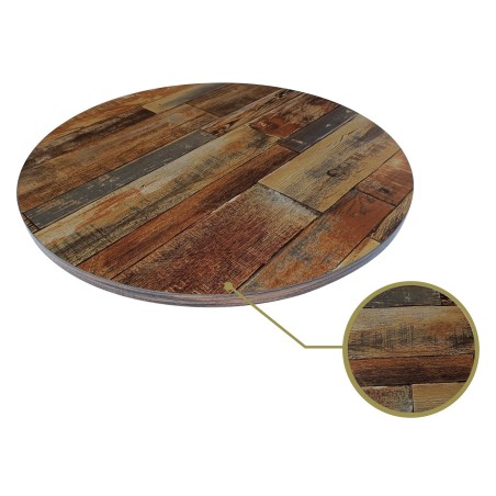 Tablero de mesa HD7347, vintage, 60 cms de diámetro