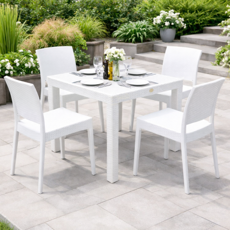 Silla LIDO, apilable, polipropileno blanco-0