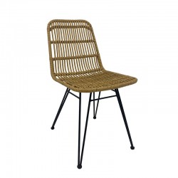 BRUNEI chair, metal, beige...