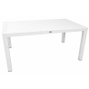 Mesa MIJAS, polipropileno blanco, 150 x 90 cms