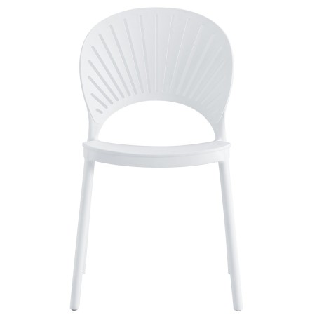 Silla ABANICO, apilable, polipropileno blanco-0