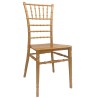 Silla CHIAVARI NEW, apilable, polipropileno dorado