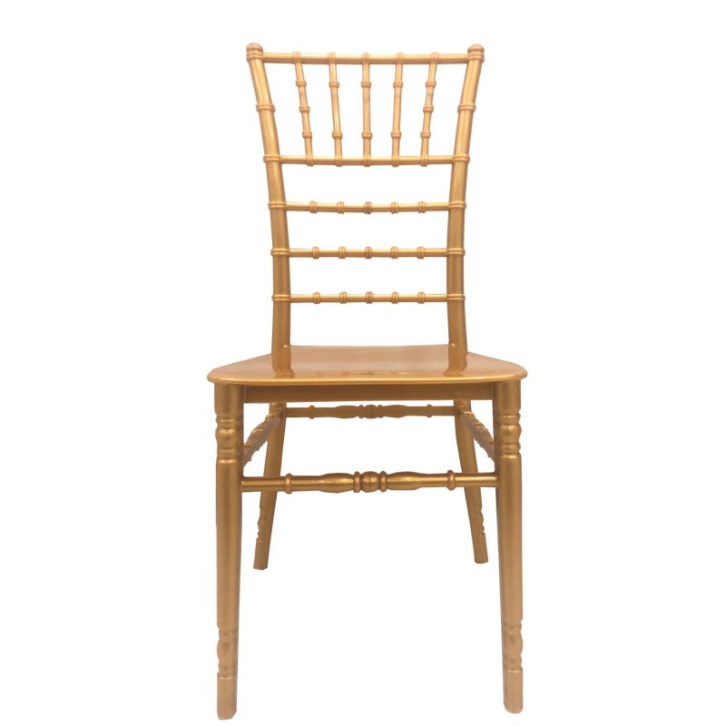 Silla CHIAVARI NEW, apilable, polipropileno dorado-0