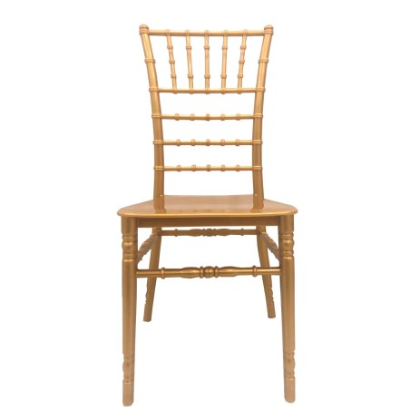 Silla CHIAVARI NEW, apilable, polipropileno dorado-0
