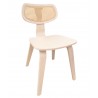 CORBEL chair, hevea wood plywood, natural finish