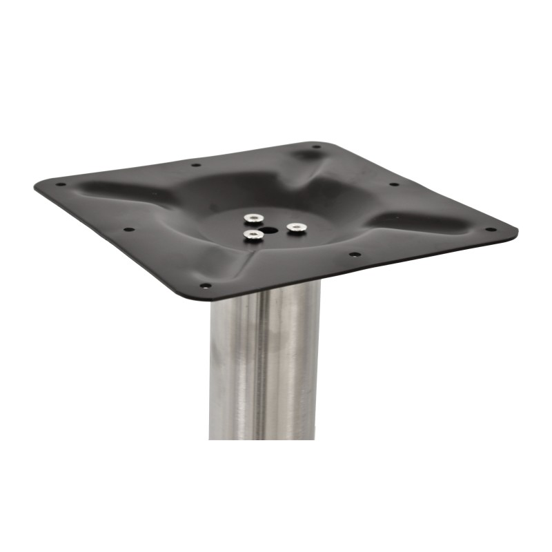 Base de mesa BENAMARA, alta, acero inoxidable, base de acero de 8 mm. 45 cms de diámetro, altura 110 cms-0