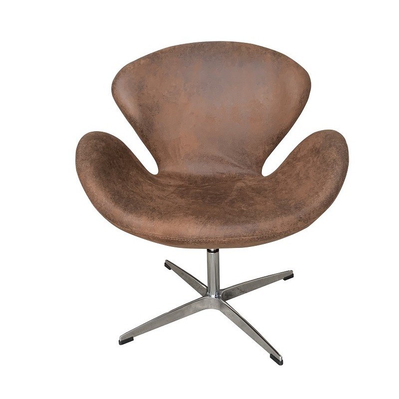 Sillón SW, tapizado en similpiel vintage-0