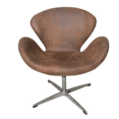Sillón SW, tapizado en similpiel vintage-0