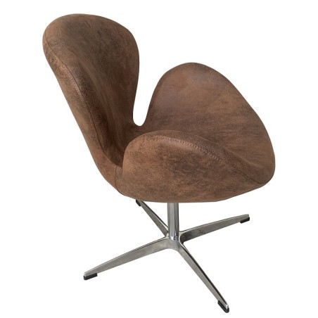 Sillón SW, tapizado en similpiel vintage-1