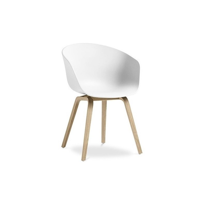 Sillón DANTE NEW (SU), metal, polipropileno blanco