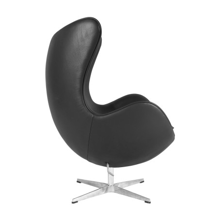 Sillón EG (TE), fibra de vidrio, basculante, tapizado similpiel negra-1