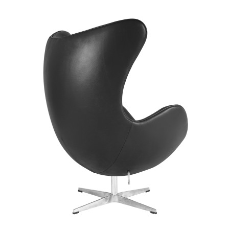 Sillón EG (TE), fibra de vidrio, basculante, tapizado similpiel negra-2
