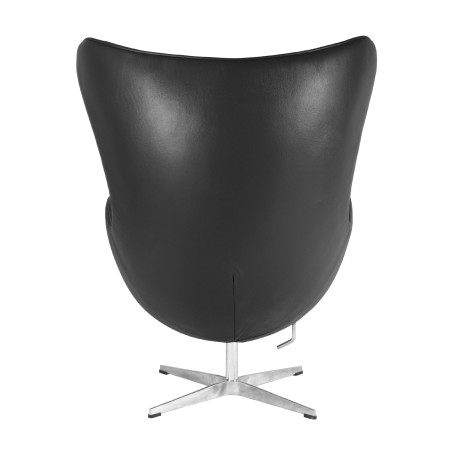 Sillón EG (TE), fibra de vidrio, basculante, tapizado similpiel negra-3