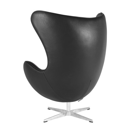 Sillón EG (TE), fibra de vidrio, basculante, tapizado similpiel negra-4