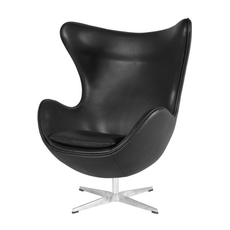 Sillón EG (TE), fibra de vidrio, basculante, tapizado similpiel negra-6
