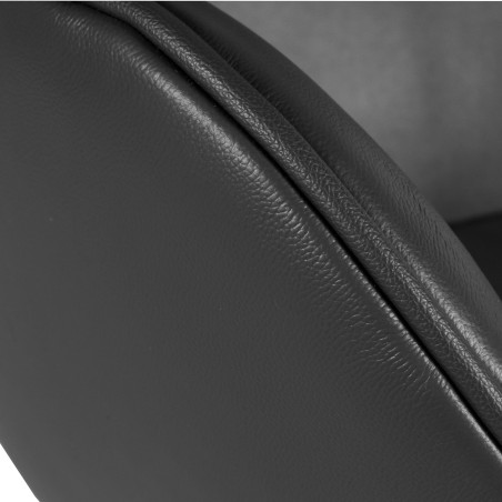 Sillón EG (TE), fibra de vidrio, basculante, tapizado similpiel negra-7