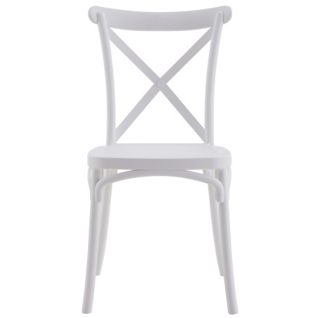 Silla CORFÚ, apilable, tratamiento anti UV, polipropileno blanco-0