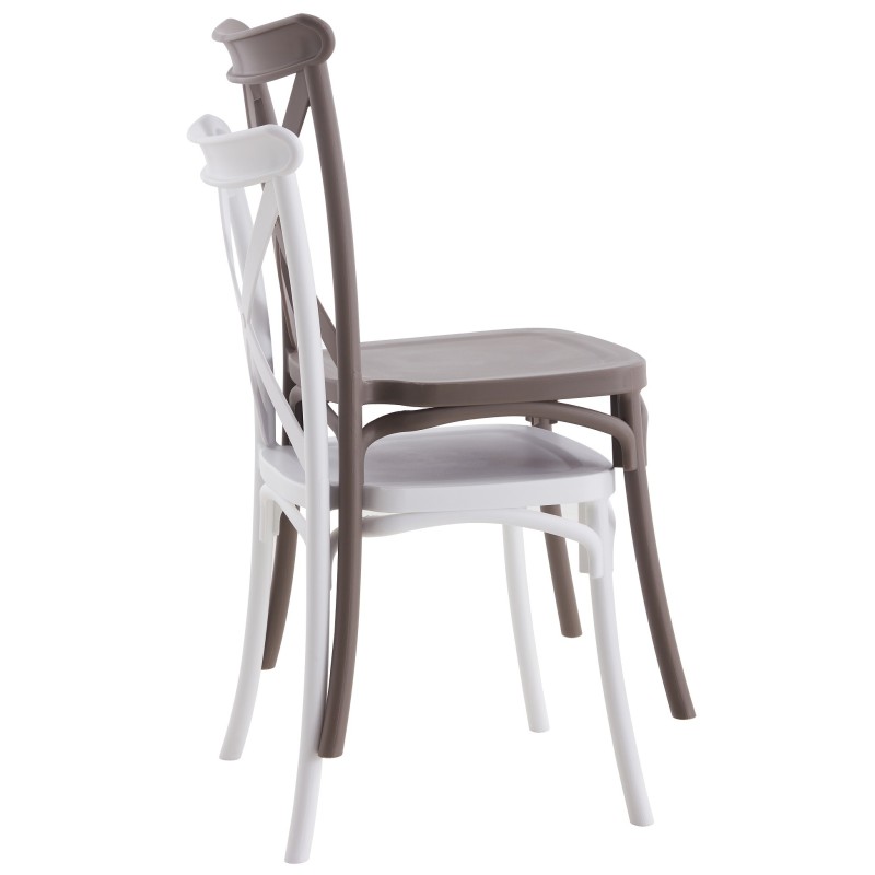 Silla CORFÚ, apilable, tratamiento anti UV, polipropileno blanco-1
