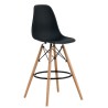 Taburete STAR (SU), madera, carcasa negra