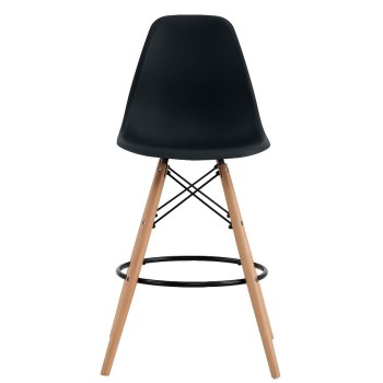 Taburete STAR (SU), madera, carcasa negra 2