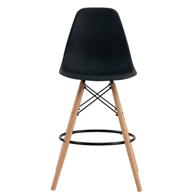 Taburete STAR (SU), madera, carcasa negra-0
