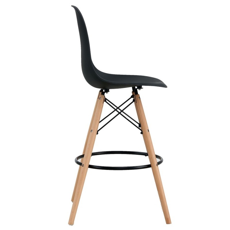 Taburete STAR (SU), madera, carcasa negra-1