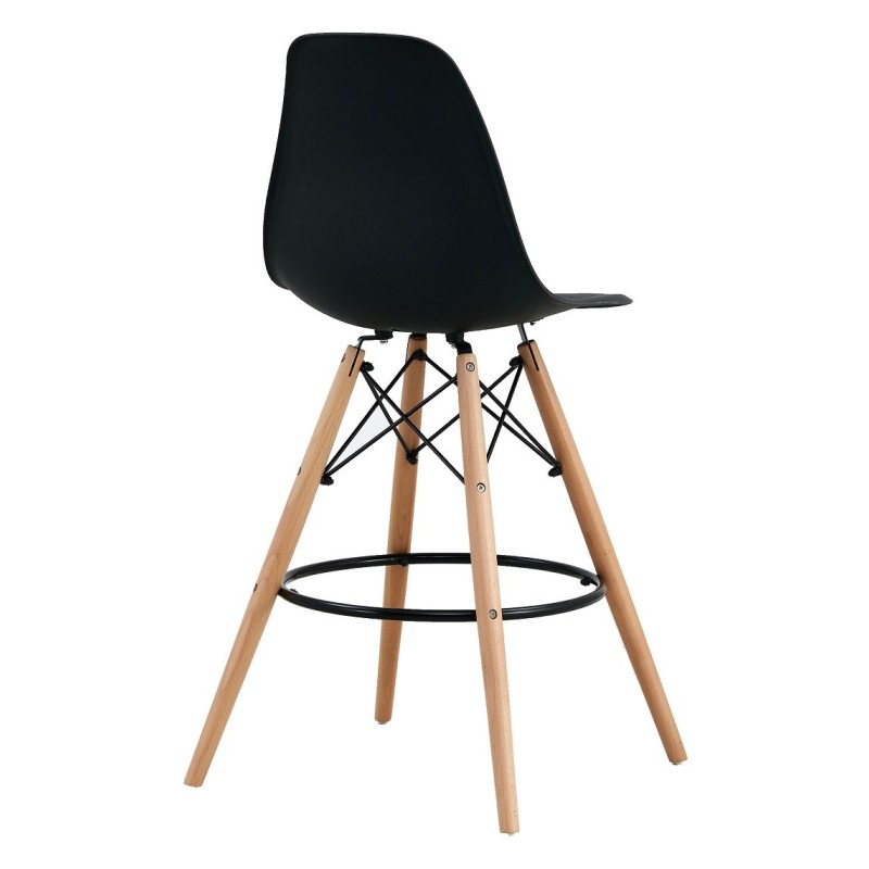 Taburete STAR (SU), madera, carcasa negra-2