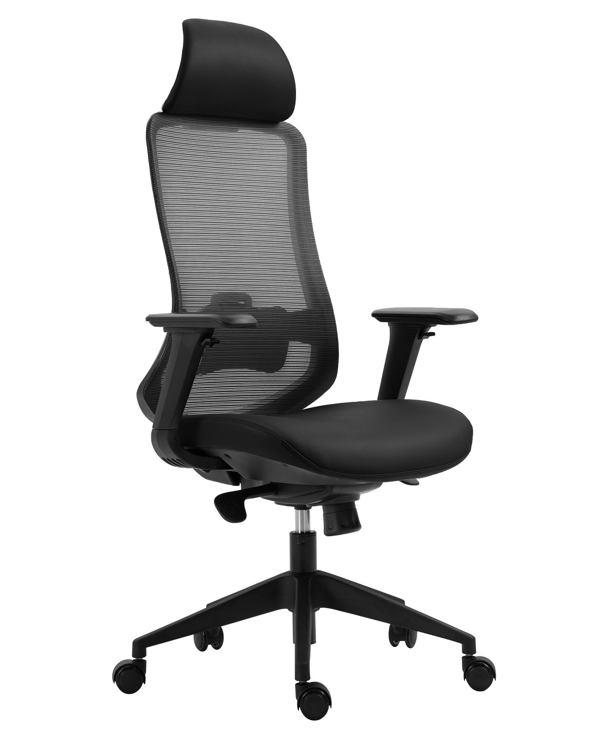 Malla y asiento negro