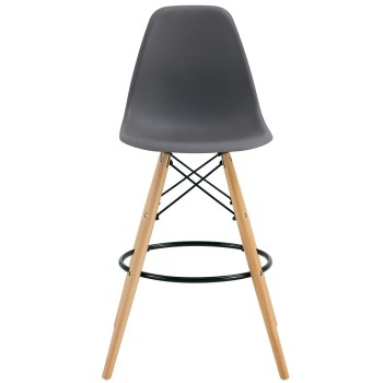 Taburete STAR (SU), madera, carcasa gris oscuro 2
