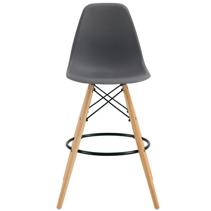 Taburete STAR (SU), madera, carcasa gris oscuro-0