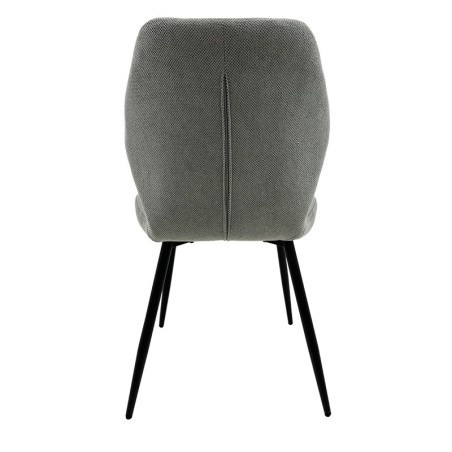 Silla DINARD, metal, tapizado tejido linen gris-2