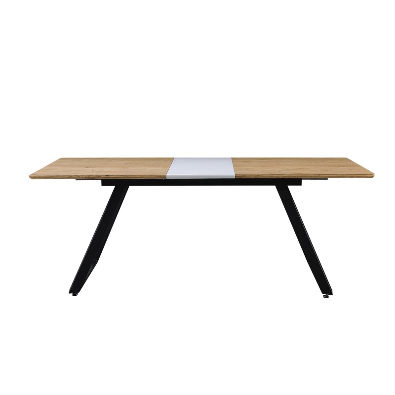 Mesa BÉRGAMO, extensible, metal, DM bilaminado,160 ~ 200x90 cms-0