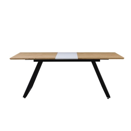 Mesa BÉRGAMO, extensible, metal, DM bilaminado,160 ~ 200x90 cms-0