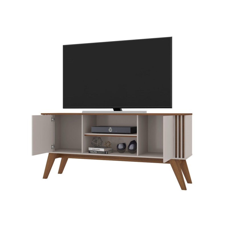 Mueble TV VITTA, blanco roto y matte, 150 cms.-0