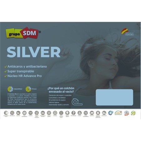 Colchón SILVER SDM, 105 x 200 cms-4