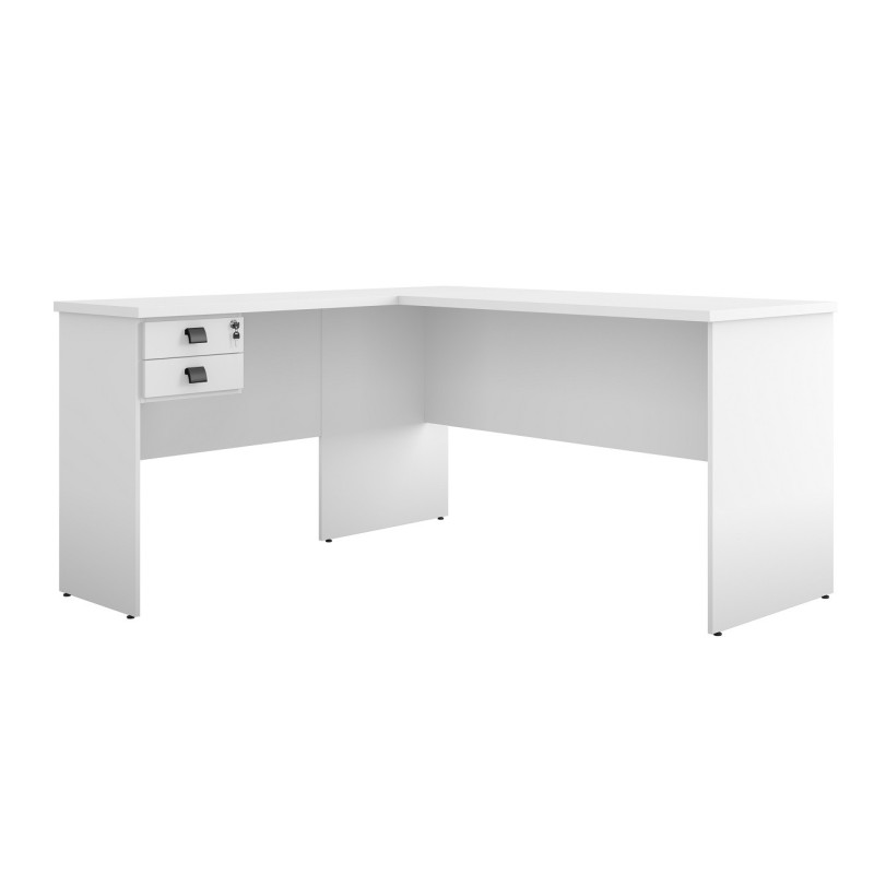 Cajonera que trae la mesa, instalada en la mesa auxiliar