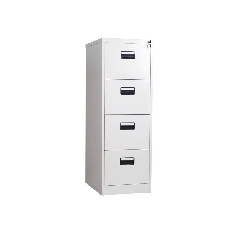 Archivador metálico OLIMPO, 4 cajones, gris ral 7035-0