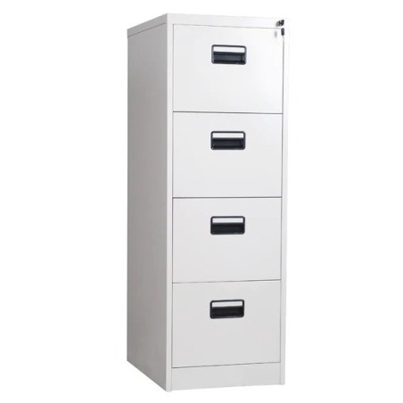 Archivador metálico OLIMPO, 4 cajones, gris ral 7035-0