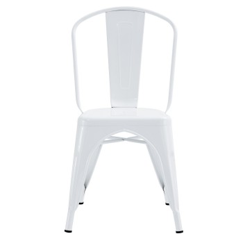 Silla TOL EK LIMITED, acero, blanca 2