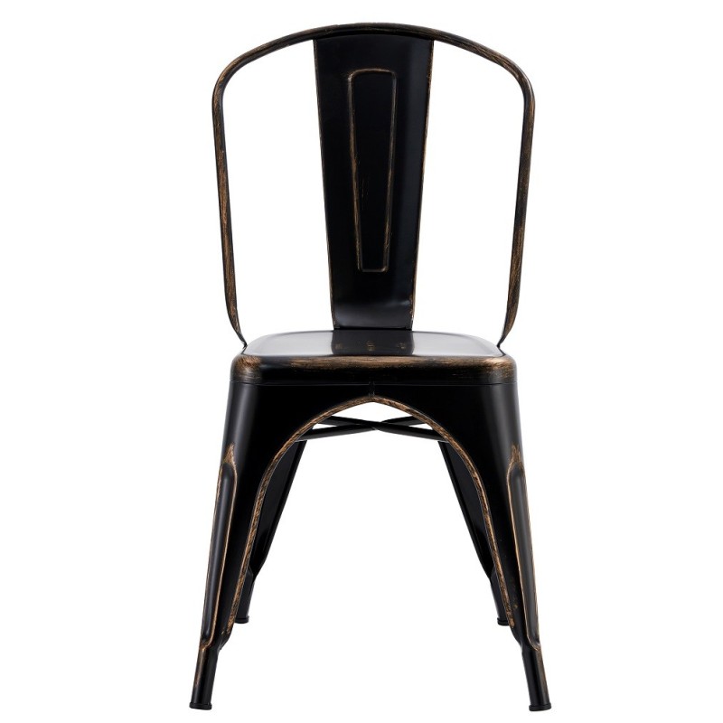 Silla TOL EK VINTAGE, acero, negra-0