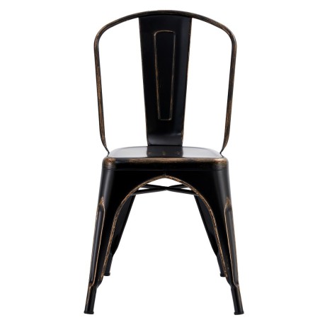 Silla TOL EK VINTAGE, acero, negra-0