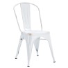 Silla TOL EK VINTAGE, acero, blanco