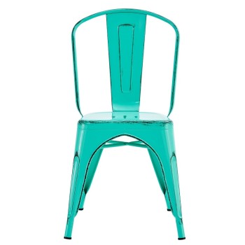 Silla TOL EK VINTAGE, acero, verde agua 2