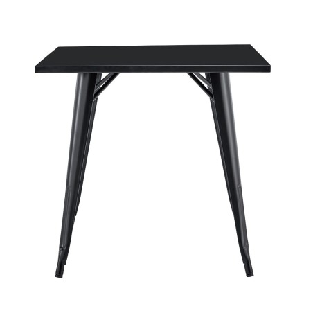 Mesa TOL EK LIMITED, acero, negra, 80x80 cms-0