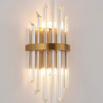 Aplique PALACE, metal dorado, cristal 2